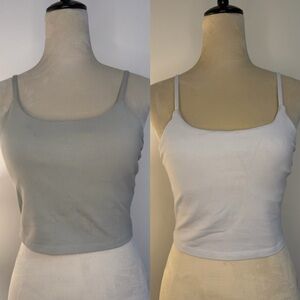 Pack of Two! Padded Sports Bra Workout Running Shirts Yoga Tank Top Women’s S